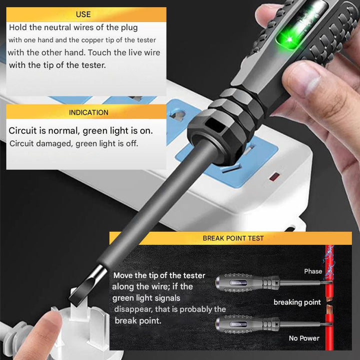 Präzises Schrauben mit dem 2-in-1 Werkzeug. Der Schraubendreher ist ein unverzichtbares Handwerkzeug für Reparatur & DIY.