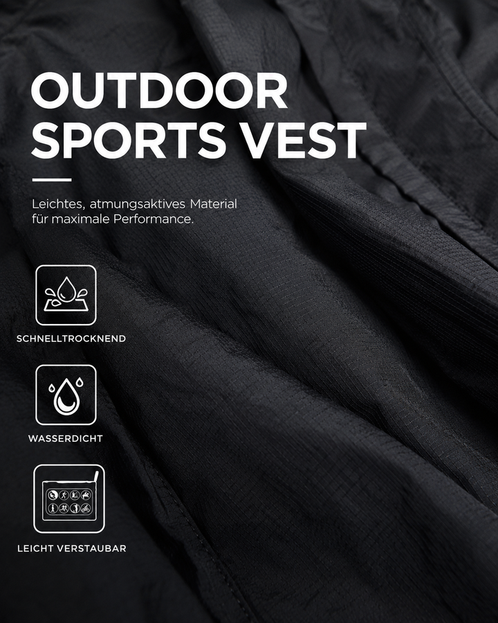 Praktische Unisex Arbeitsweste für Herren im Sommer, leicht, atmungsaktiv, ideal für Handwerker.