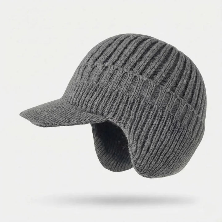 Kuschelige Unisex Wintermütze mit Ohrenklappen, thermisch isolierend, hält Kopf & Ohren warm.