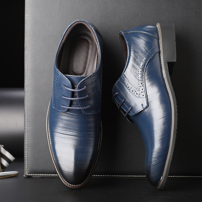 Robuste, rutschfeste Sohle der eleganten Herren Businessschuhe für sicheren Halt bei jedem Wetter.