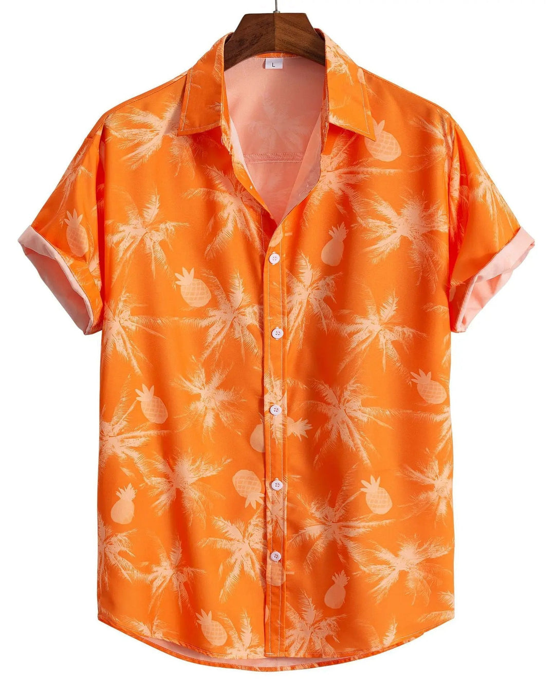 Strandtaugliches Herren Kurzarmhemd mit farbenfrohem Blumenmuster. Entspannt und chic.