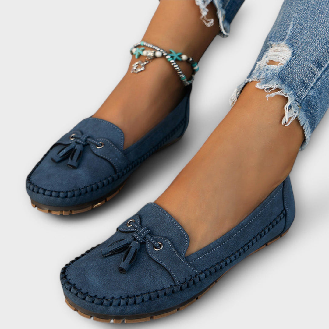 Orthopädische Damen Loafer für ganztägigen Komfort. Elegante Slip-ons, bequeme Alltagsschuhe.