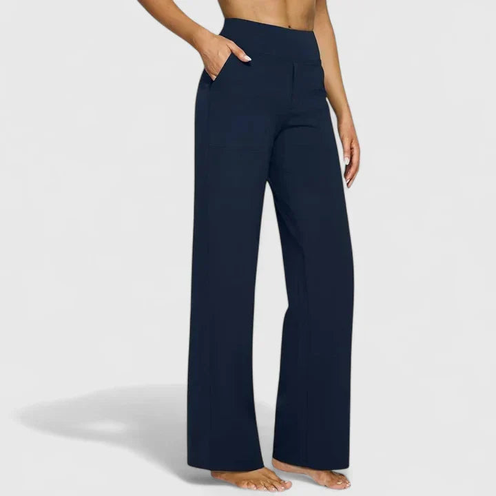 Stylische Damenhose: elegantes Design, gerades Bein, komfortabel; für Business, Freizeit, Alltag.