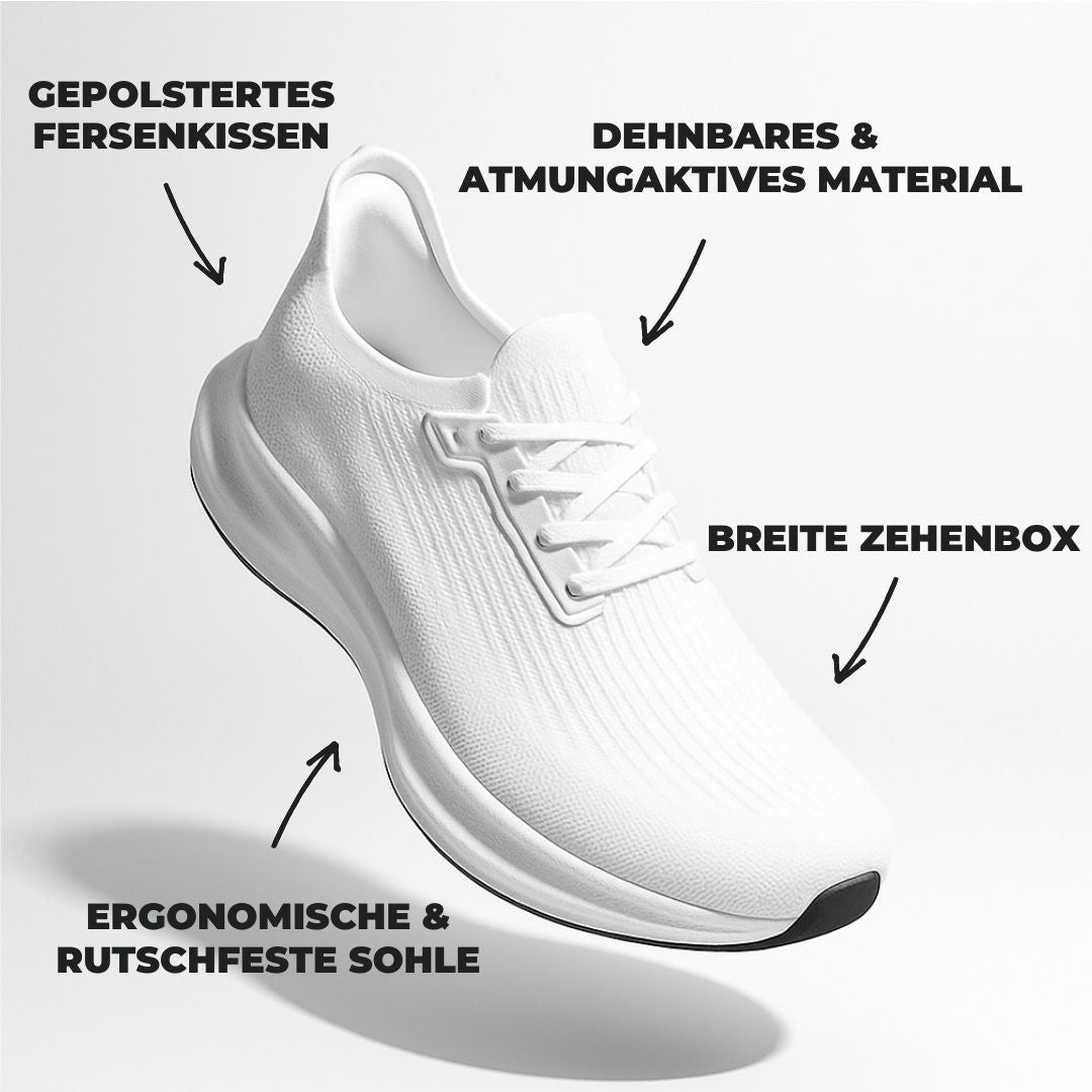 Stylische orthopädische Damen Sneaker für den Alltag, verbinden Komfort mit modernem Design. Fußgesundheit.