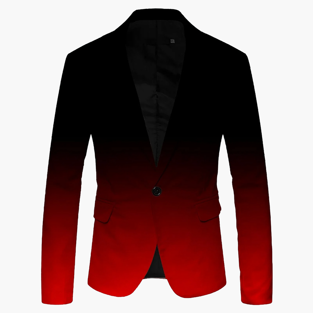 Herren Ein-Knopf Blazer in Slim Fit, für einen stilvollen Auftritt.