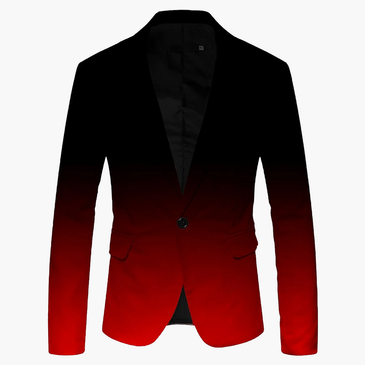 Herren Ein-Knopf Blazer in Slim Fit, für einen stilvollen Auftritt.