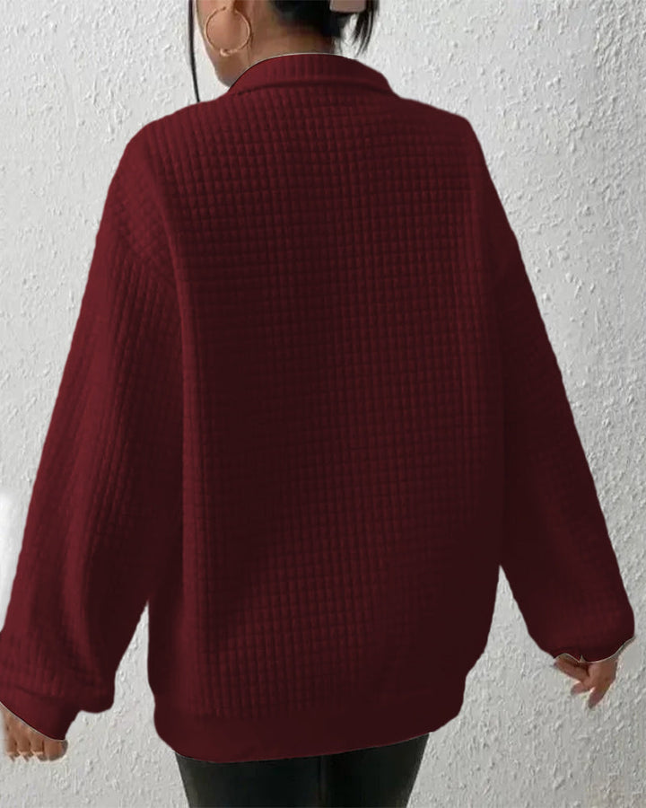Vielseitiger Damen Langarm-Strickpullover in Schwarz, bequem & zeitlos für den Alltag.