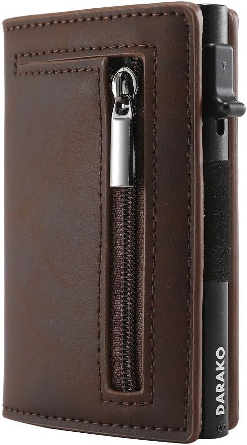 Sicherheits-Geldbörse mit RFID-Schutz, kompaktes Design, perfekter Kartenhalter für sichere Aufbewahrung.