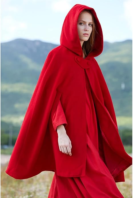 Kurzer, eleganter Damen Kapuzenmantel im Vintage-Stil, ideal für schicke Abend-Outfits.