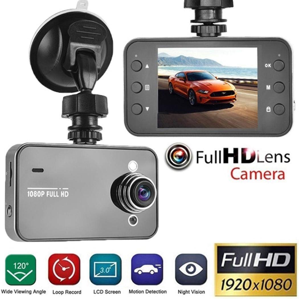 Fahrzeugkamera mit 1080P Full HD, Loop-Aufnahme & Nachtsicht für scharfe Überwachung im Auto.