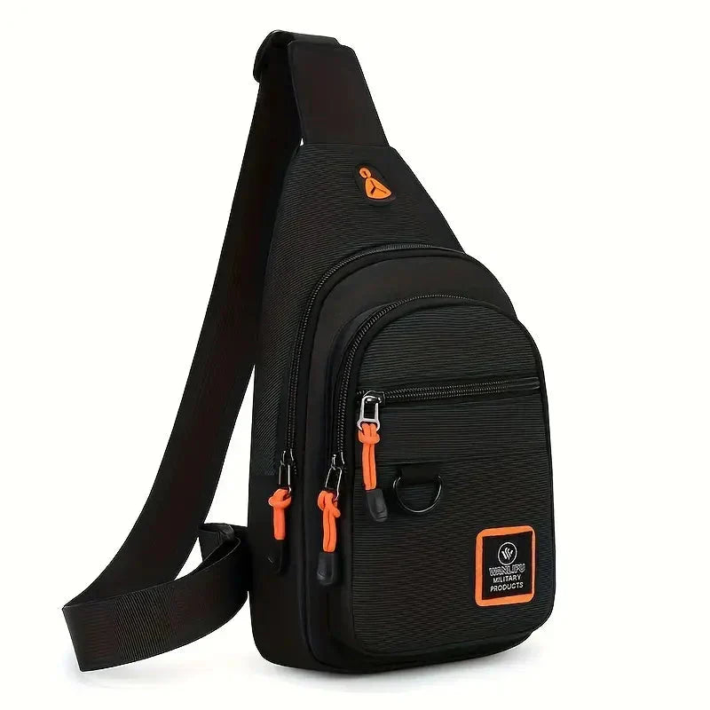 Kompakte Herren Schultertasche für Outdoor & Alltag, bietet praktischen Stauraum.