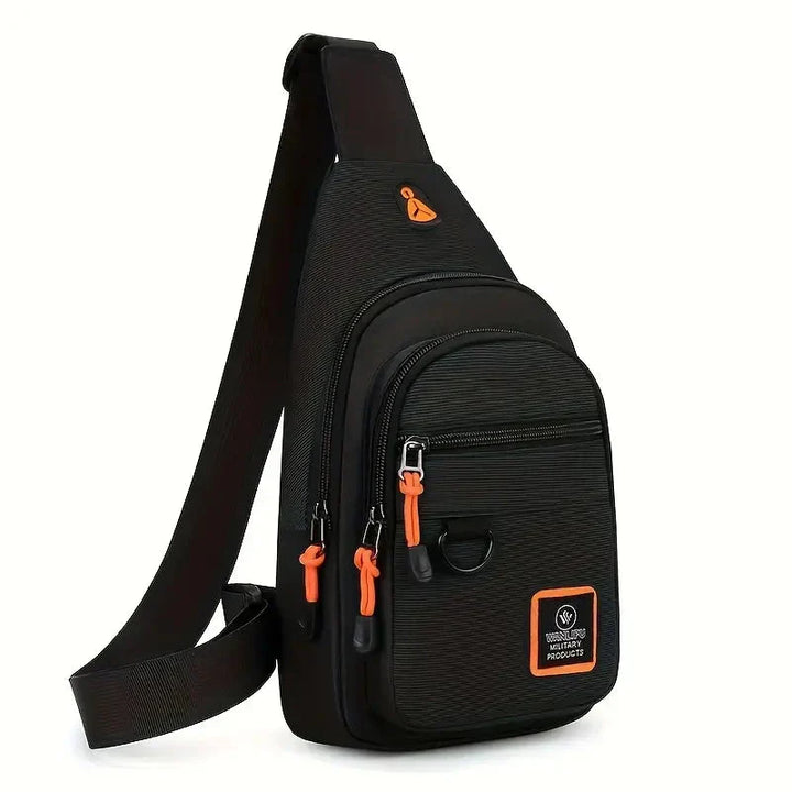 Kompakte Herren Schultertasche für Outdoor & Alltag, bietet praktischen Stauraum.