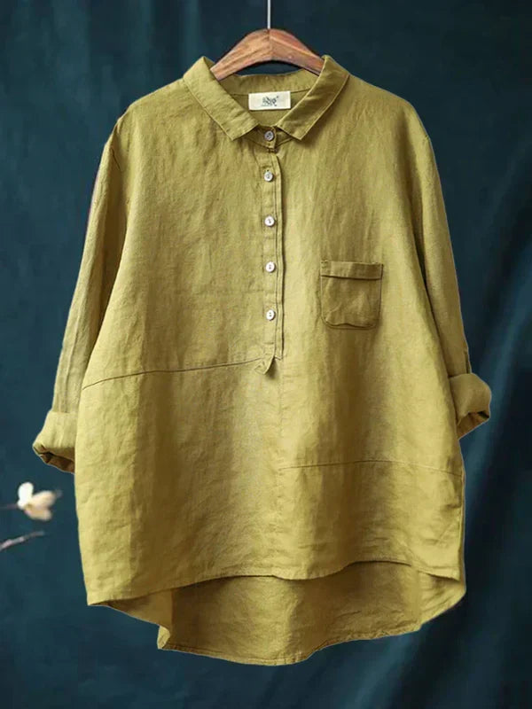 Elegante Damen Vintage Bluse, vielseitig kombinierbar für jeden Anlass. Stilvolle Hemdbluse.