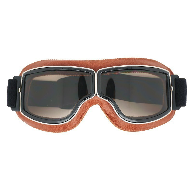 Stilvolles Accessoire: Herren Retro Pilotenbrille. Polarisierter UV-Schutz für Motorradfahrer.