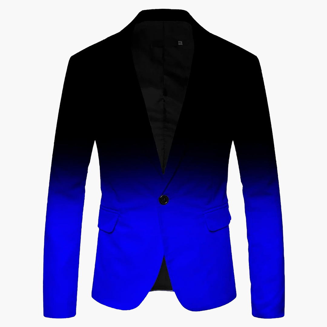 Nahaufnahme: Elegantes Herren Sakko Slim Fit, hochwertige Stofftextur.