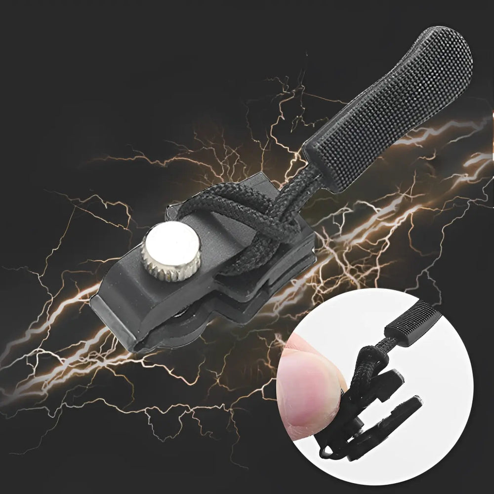 Werkzeugloses Reißverschluss Reparatur Set mit Ersatzschiebern, ideal für DIY Jacken, Taschen und Rucksäcke.