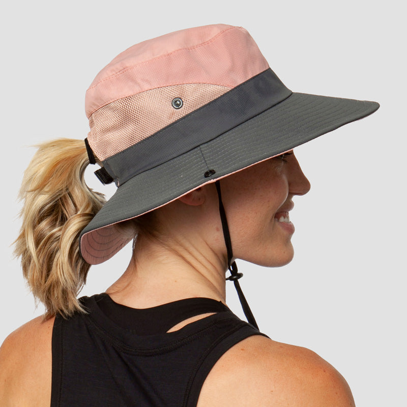Eleganter Damen Sonnenhut Liane mit breiter Krempe für UV-Schutz. Faltbar, atmungsaktiv, ideal für Strand & Reise.