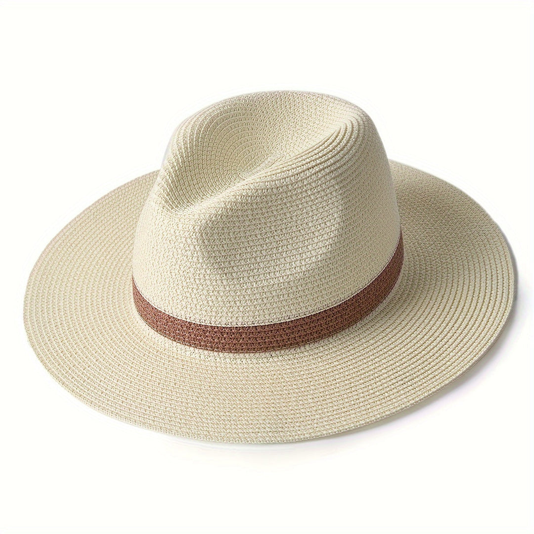 Unisex Sonnenhut mit breiter Krempe, zuverlässiger UV-Schutz für Damen & Herren im Sommer.