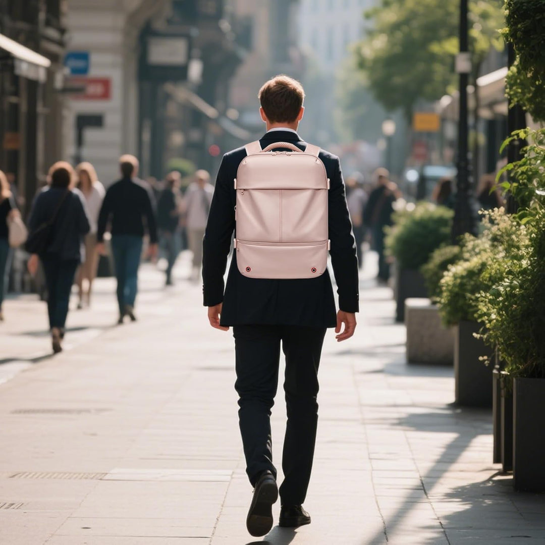 Stilvoller Unisex Reiserucksack Arvid: wasserdicht, mit Diebstahlschutz für sicheres Reisen.