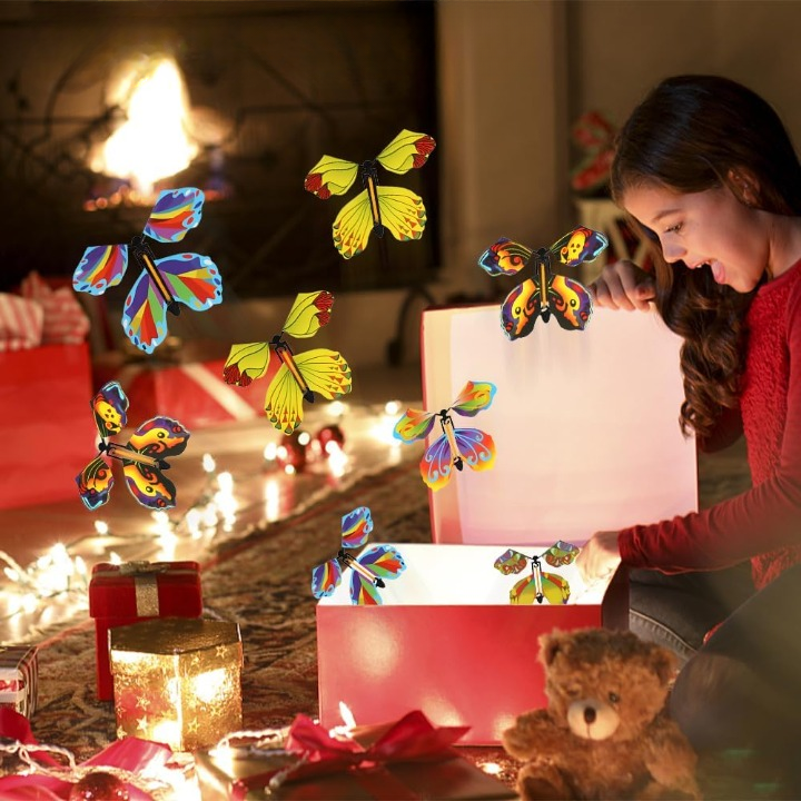 Magische Fliegende Schmetterlinge (15er Set) für Überraschungen, ideal für Karten & Geschenke.
