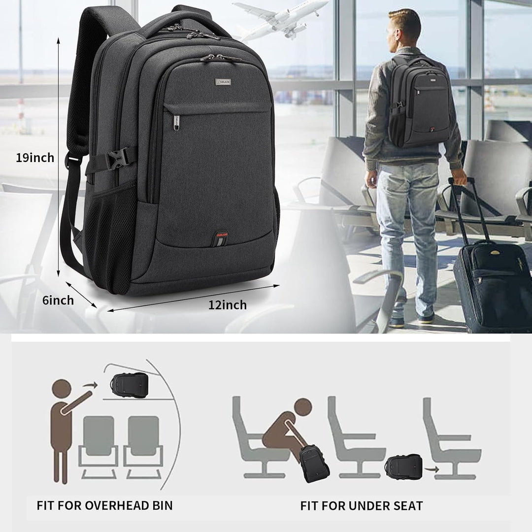 Eleganter Tagesrucksack mit Laptopfach, wasserabweisendem Material & integriertem USB-Port.