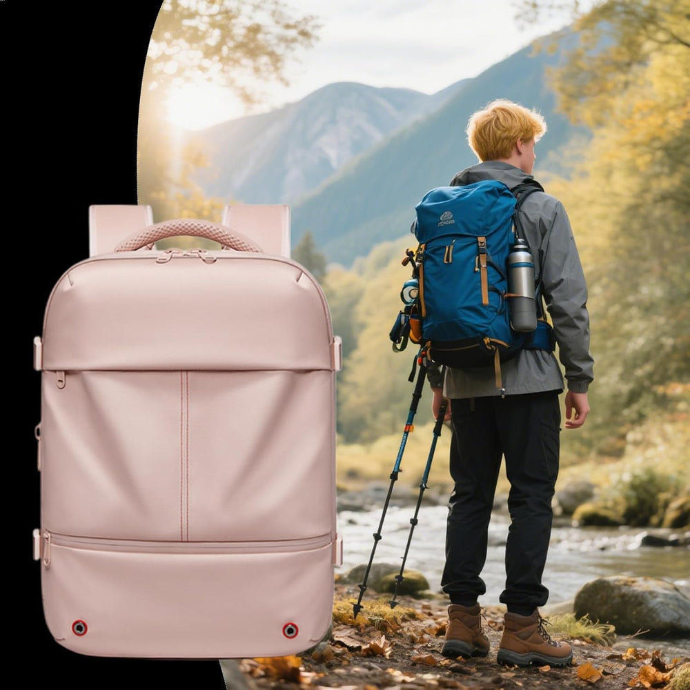 Praktischer Arvid Rucksack aus Oxfordstoff, ideal für Pendler & Wochenendtrips, mit Diebstahlschutz.