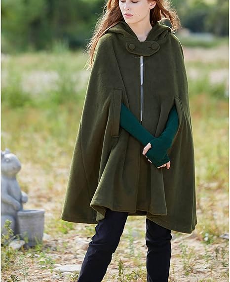Damen Kapuzenmantel in Vintage-Optik, kurz & elegant, das Must-have für Herbst/Winter.