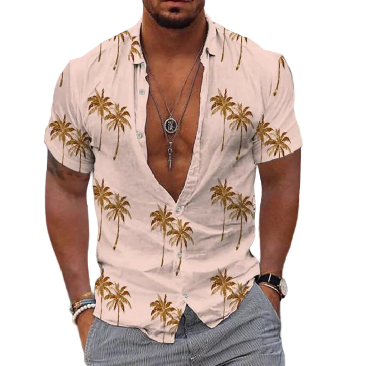 Modernes Herren Kurzarmhemd für Sommer, ein atmungsaktives Freizeit-Hemd für stilvolle Herrenmode und Outfits.