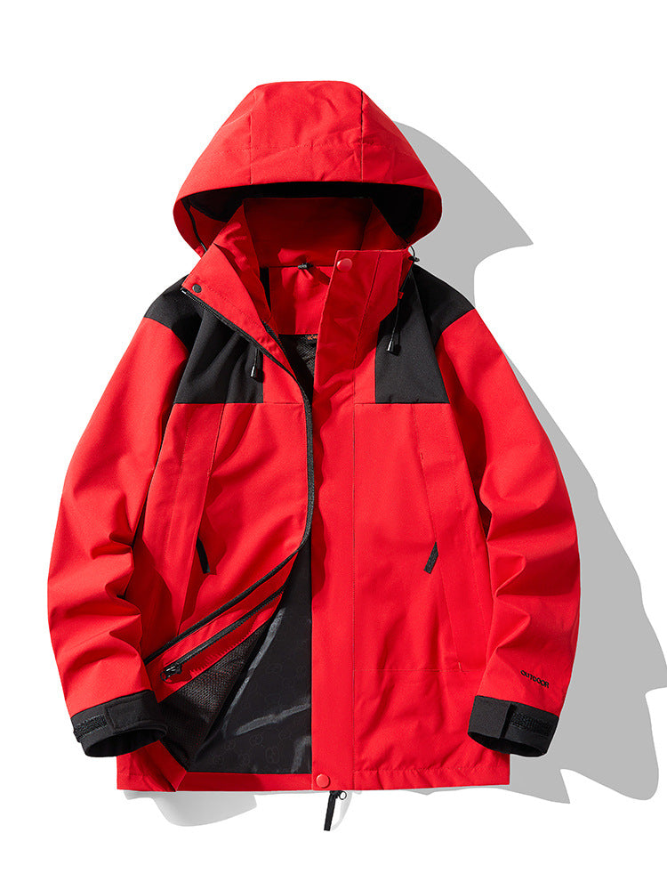 Robuster Unisex Parka, wasserdicht und winddicht, idealer Kälteschutz für Outdoor-Abenteuer.