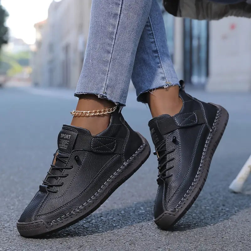 Front: Modische Damen Freizeitschuhe, orthopädische Sneaker für gesunde Füße & Komfort im Alltag.