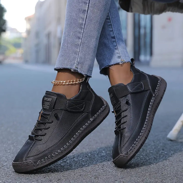 Front: Modische Damen Freizeitschuhe, orthopädische Sneaker für gesunde Füße & Komfort im Alltag.