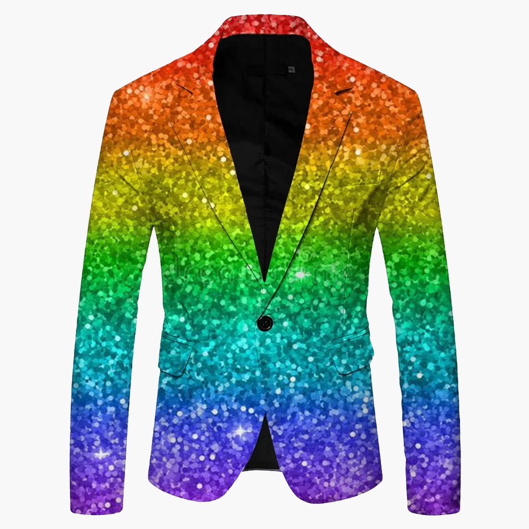 Feierliches Herren Sakko Slim Fit, mit dezentem Farbverlauf und Glanz.