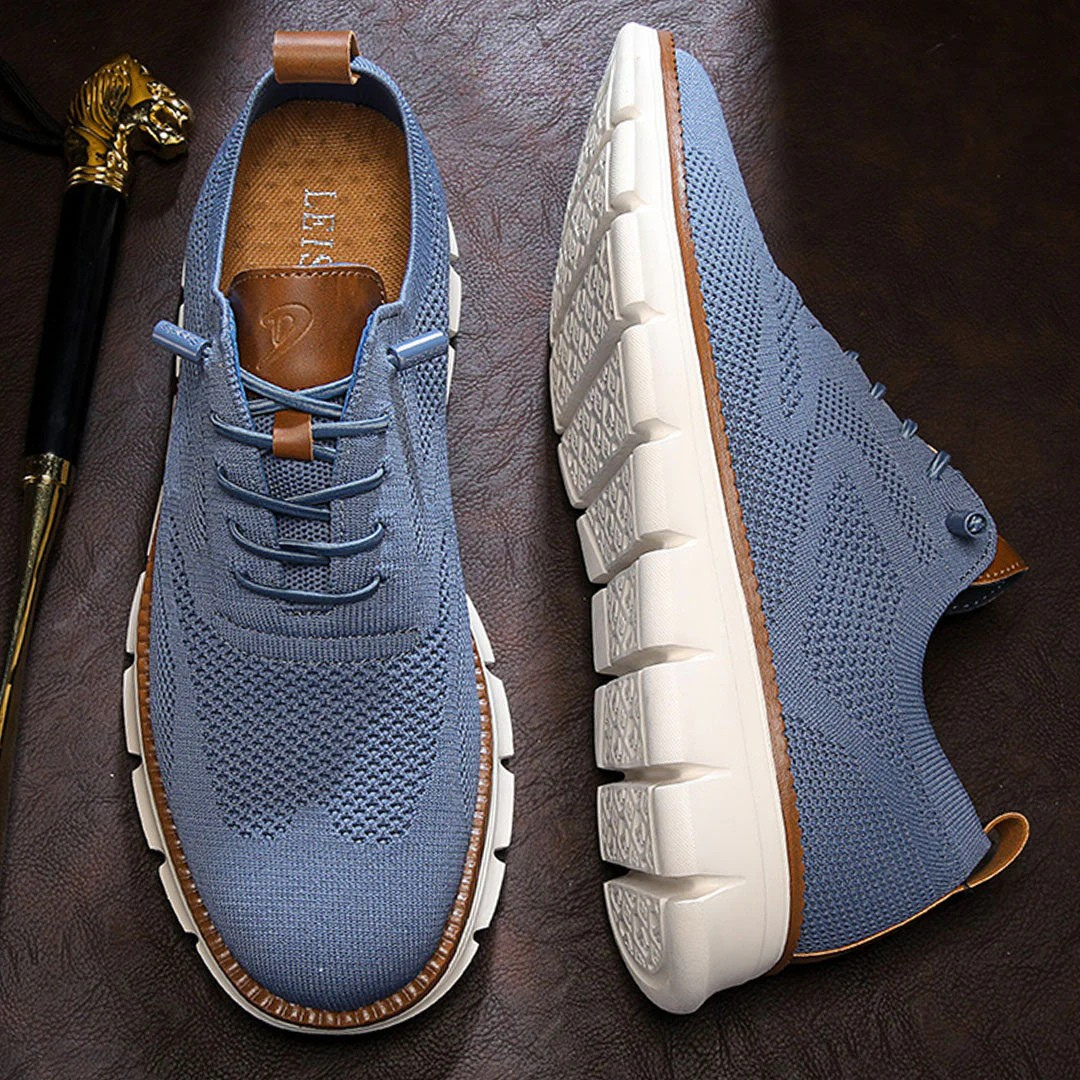 Bequeme Urban Komfortschuhe für Herren mit orthopädischer Unterstützung, ideal für lange Tage.