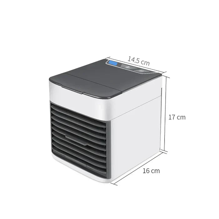 Energieeffiziente ChillWave Miniklimaanlage als Luftkühler und Luftbefeuchter für eine grüne Sommerkühlung.