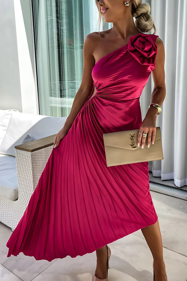 Eleganter Maxikleid für Damen mit V-Ausschnitt, perfekt als Hochzeitsgast- oder Abendkleid.