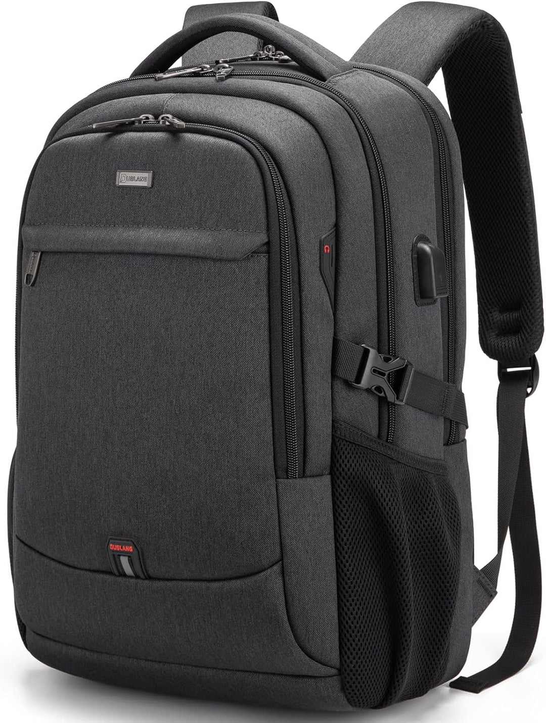 Praktischer Laptoprucksack für den täglichen Gebrauch, mit USB-Anschluss & diebstahlsicheren Fächern.