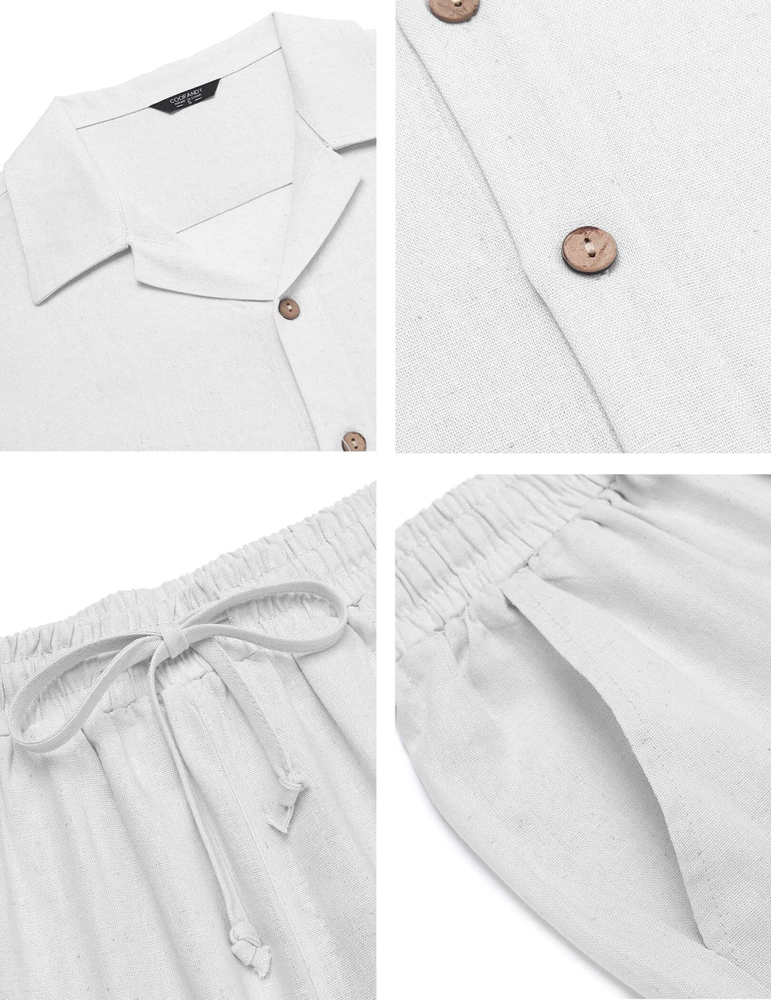 Komfortables Herren Strandset für den Sommer. Entspannter Freizeit-Look aus atmungsaktivem Stoff, ideal für Urlaub.