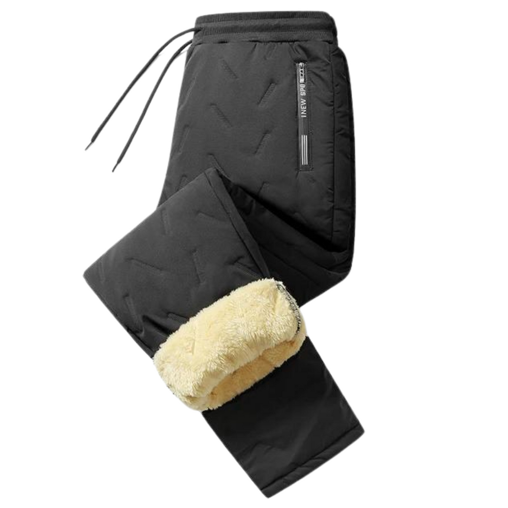 Warme Herren Thermohose mit Kälteschutz, flexibel & atmungsaktiv für Wandern. Elastikbund, hoher Tragekomfort.