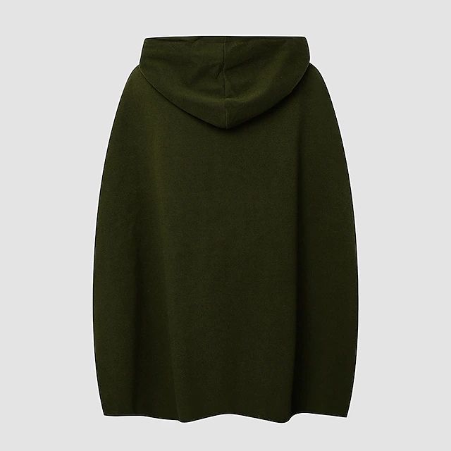 Stilvoller Frauen Vintage Kurzmantel mit Kapuze, perfekt für besondere Abendveranstaltungen.