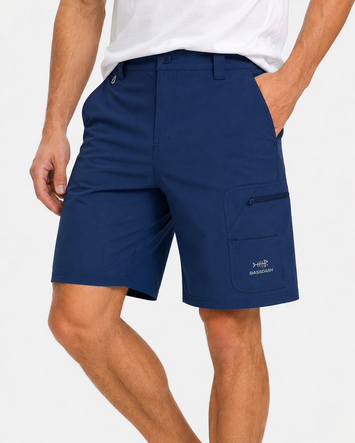 Bequeme Herren Wander Cargo Shorts, schnelltrocknend und strapazierfähig für Outdoor-Touren.