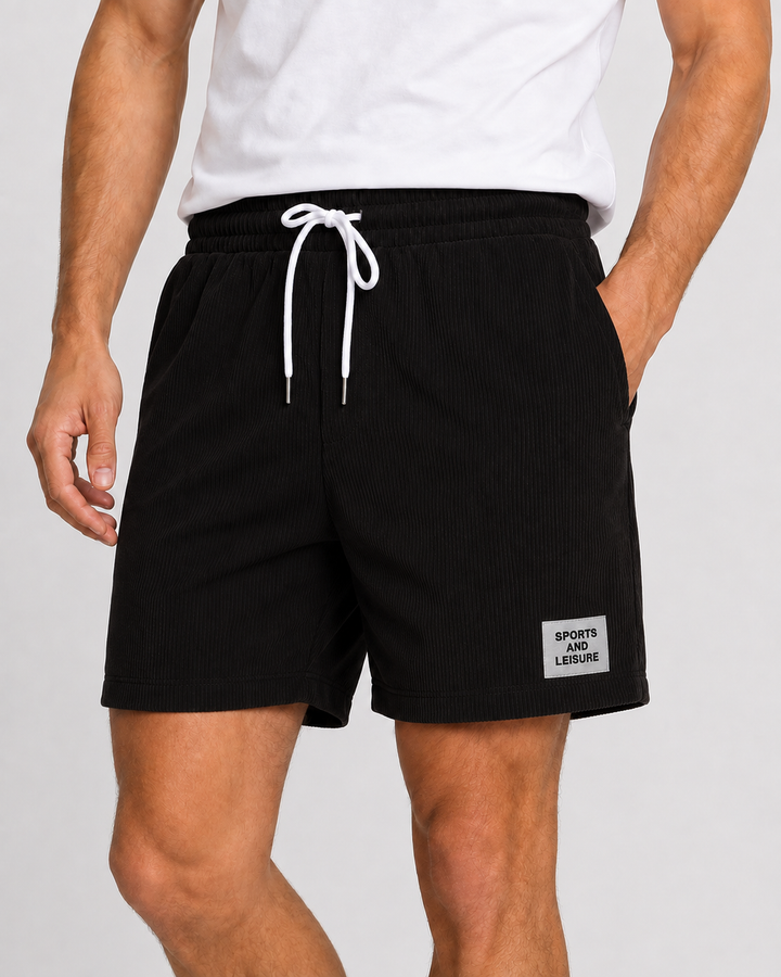 Herren Sommer Shorts mit Kordelzug, leicht und komfortabel für Freizeit und Urlaub.
