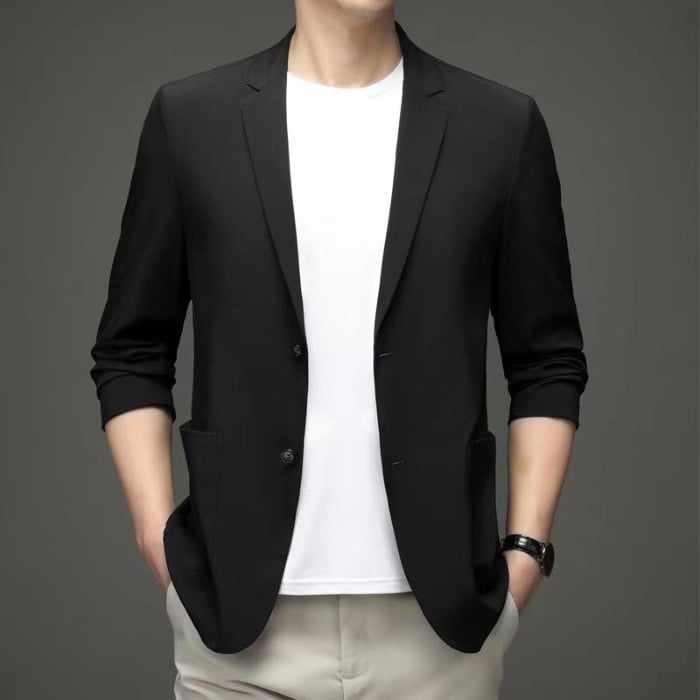 Herren Slim Fit Business-Blazer, elegantes Sakko mit moderner Passform, ideal für Büro und Smart Casual Looks.