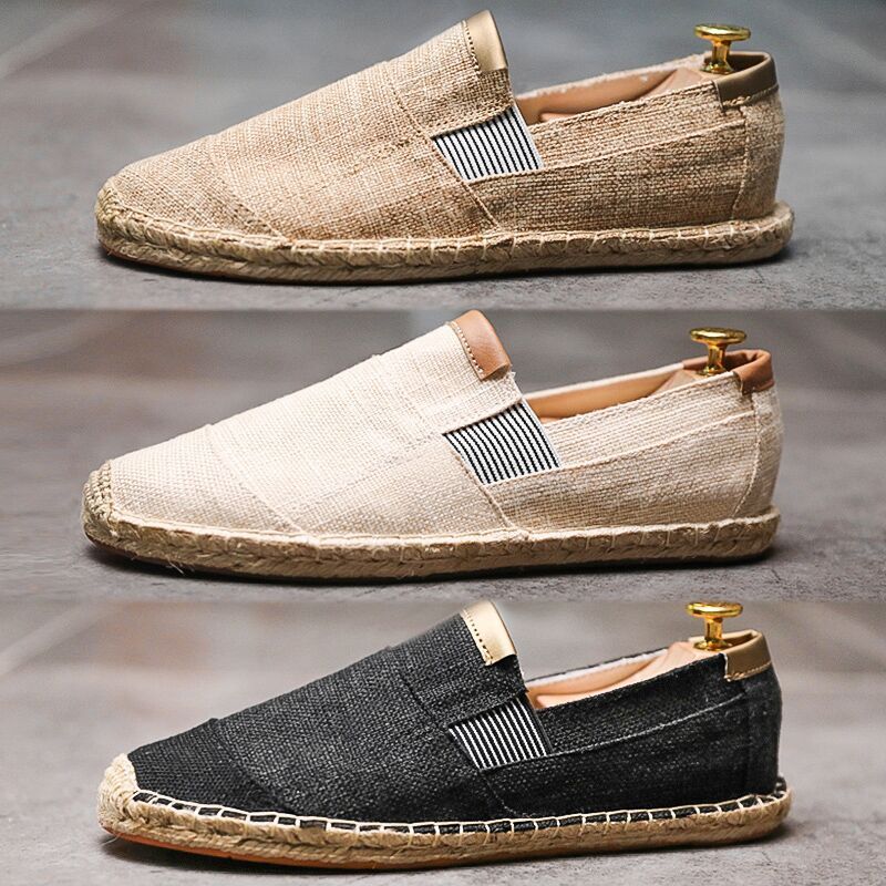 Bequeme Herren Casual Slipper Espadrilles. Ideale Alltagsschuhe für Sommer und Freizeit.
