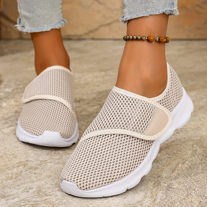 Damen Freizeitschuhe: leichte, atmungsaktive Slip On Sneaker für Frühling und Sommer.