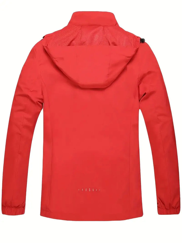 Outdoor Herren Regenjacke, wasserdicht, mit praktischer Kapuze, ideal für Wanderungen.
