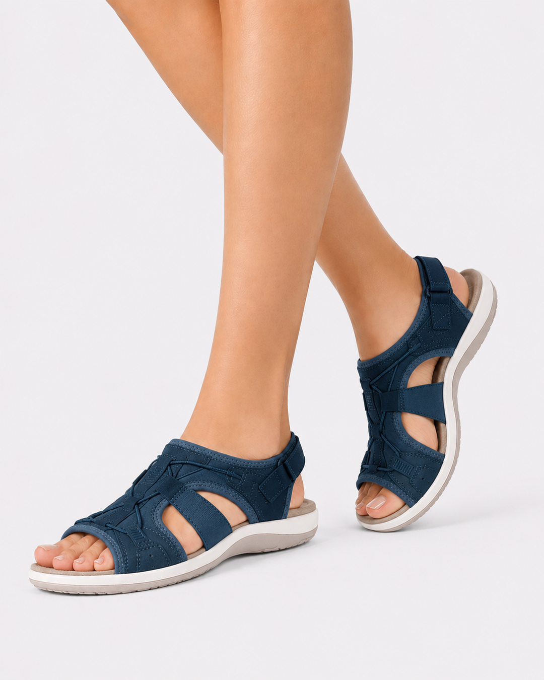 Modische Damensandalen für Sommer, offenes Design, hoher Komfort, ideal für Alltag und Freizeit.