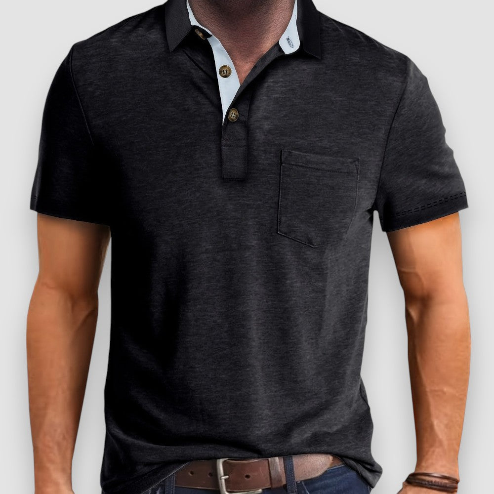 Herren Poloshirt: Klassisches Kurzarmhemd für zeitlose Eleganz & Komfort. Perfekt für Freizeit & Business Casual.