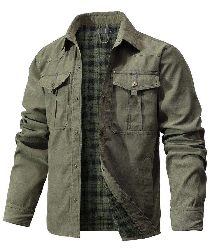 Warme Outdoor Jacke für Herren, perfekt als Übergangsjacke in der Natur & Stadt.