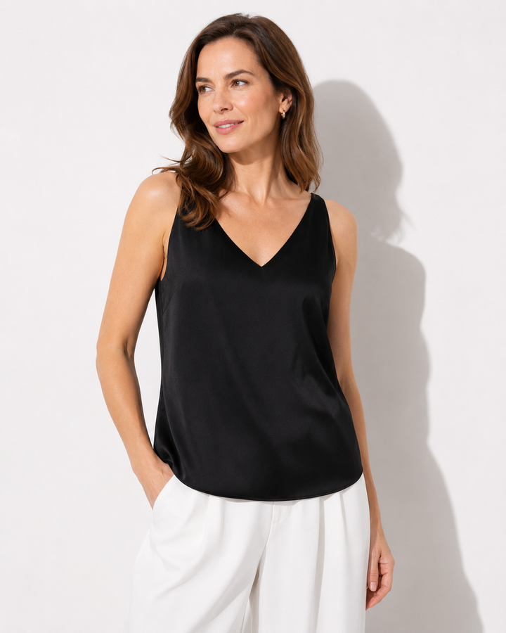 Stilvolles Damen Tanktop, elegantes Basic für Business, Freizeit & Frühling/Sommer.
