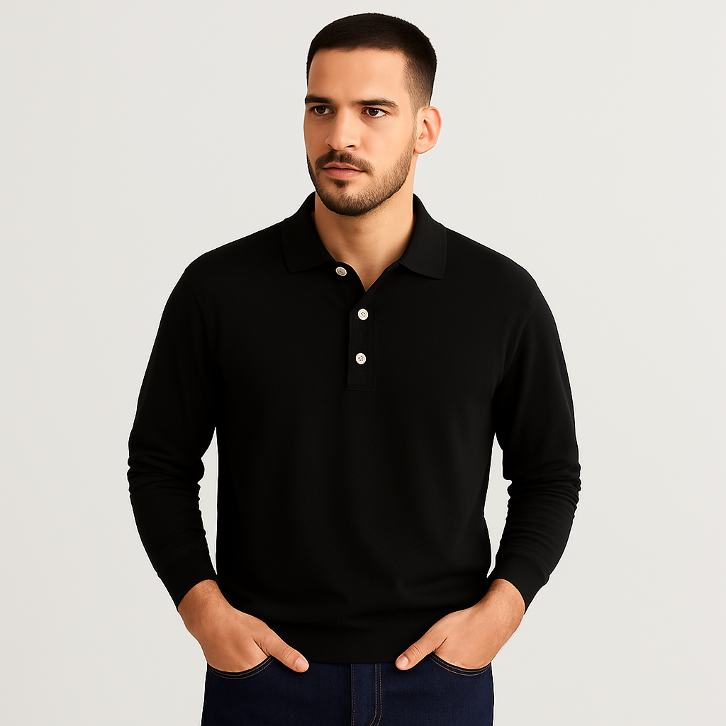 Stilvolles Herren Poloshirt Slim-Fit für den modernen Mann, bequem & atmungsaktiv.